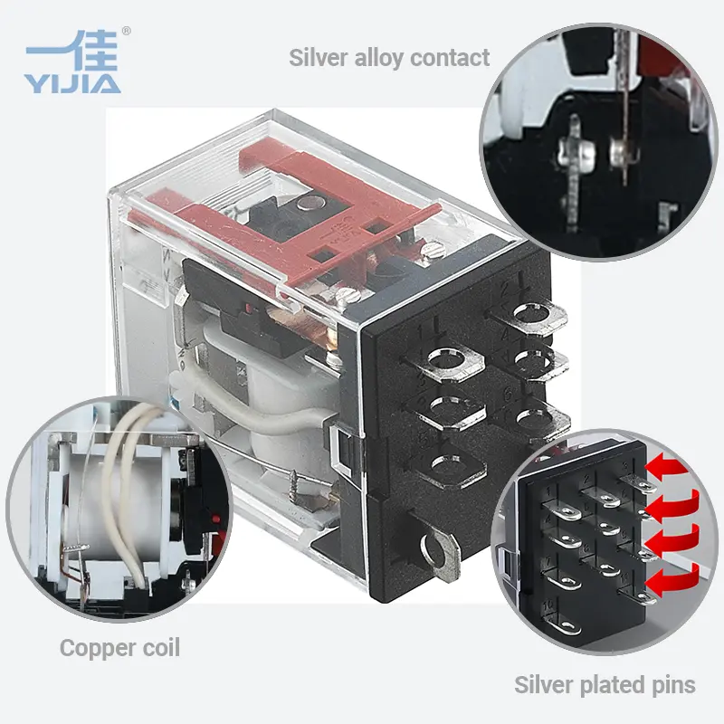Relay With Lockable Test Button Relay With Lockable Test Button