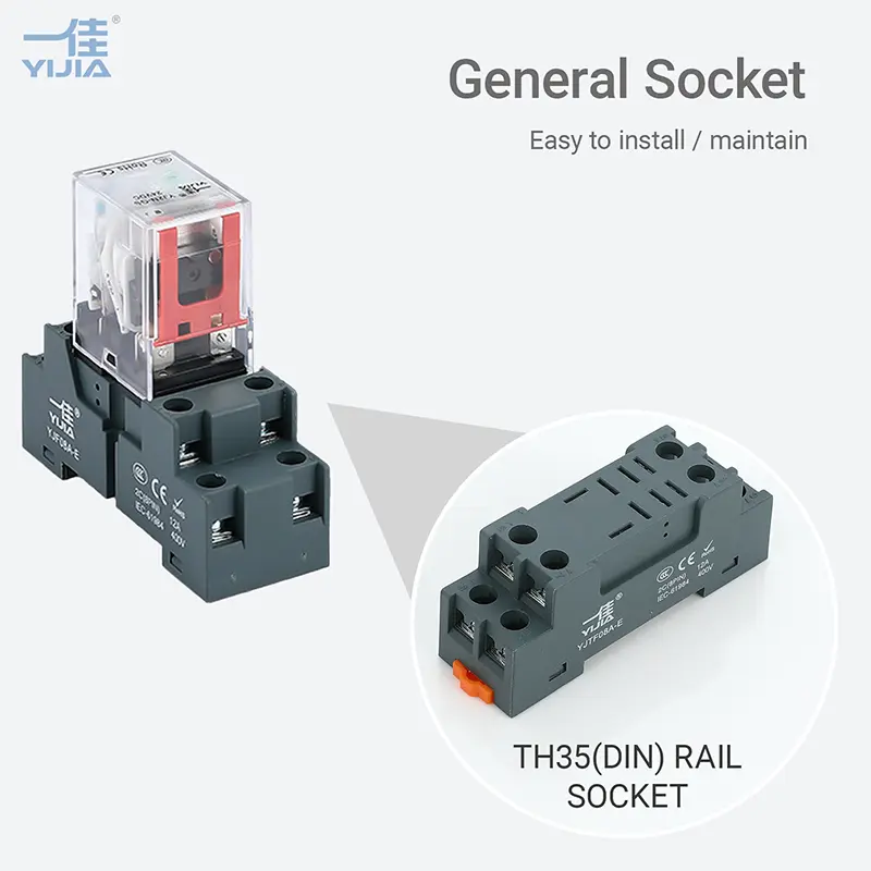 Relay With Lockable Test Button Relay With Lockable Test Button